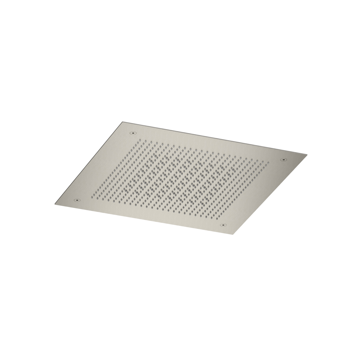 Hotbath Ace inbouw hoofdd. velvet en rnshower 38x38 cm AC148GN Geborsteld Nikkel