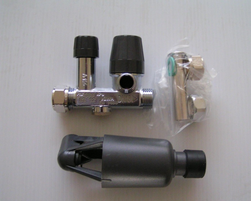 Daalderop Inlaatcombinatie (verchroomd) 07.92.64.051 8 Bar