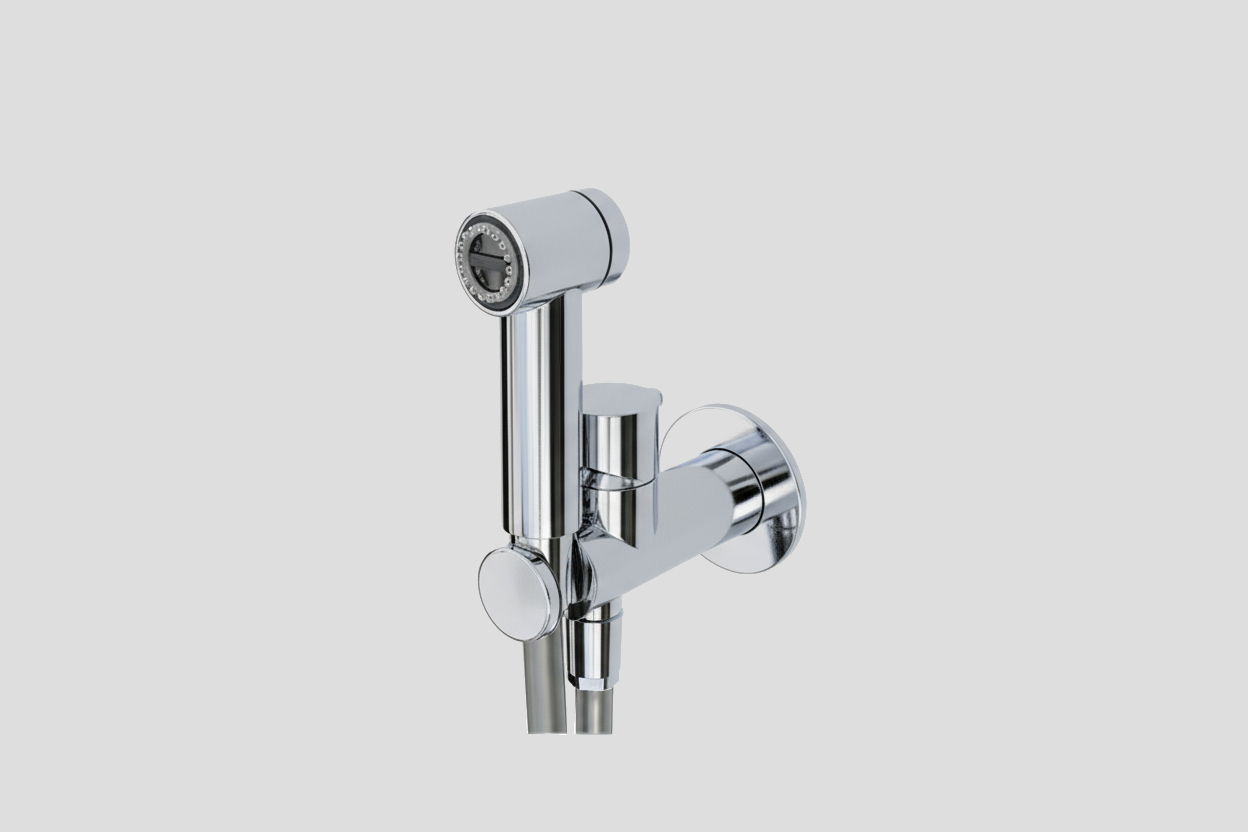 Lagoo Garda bidetmengkraan met douche en houder G4200CH Chrome