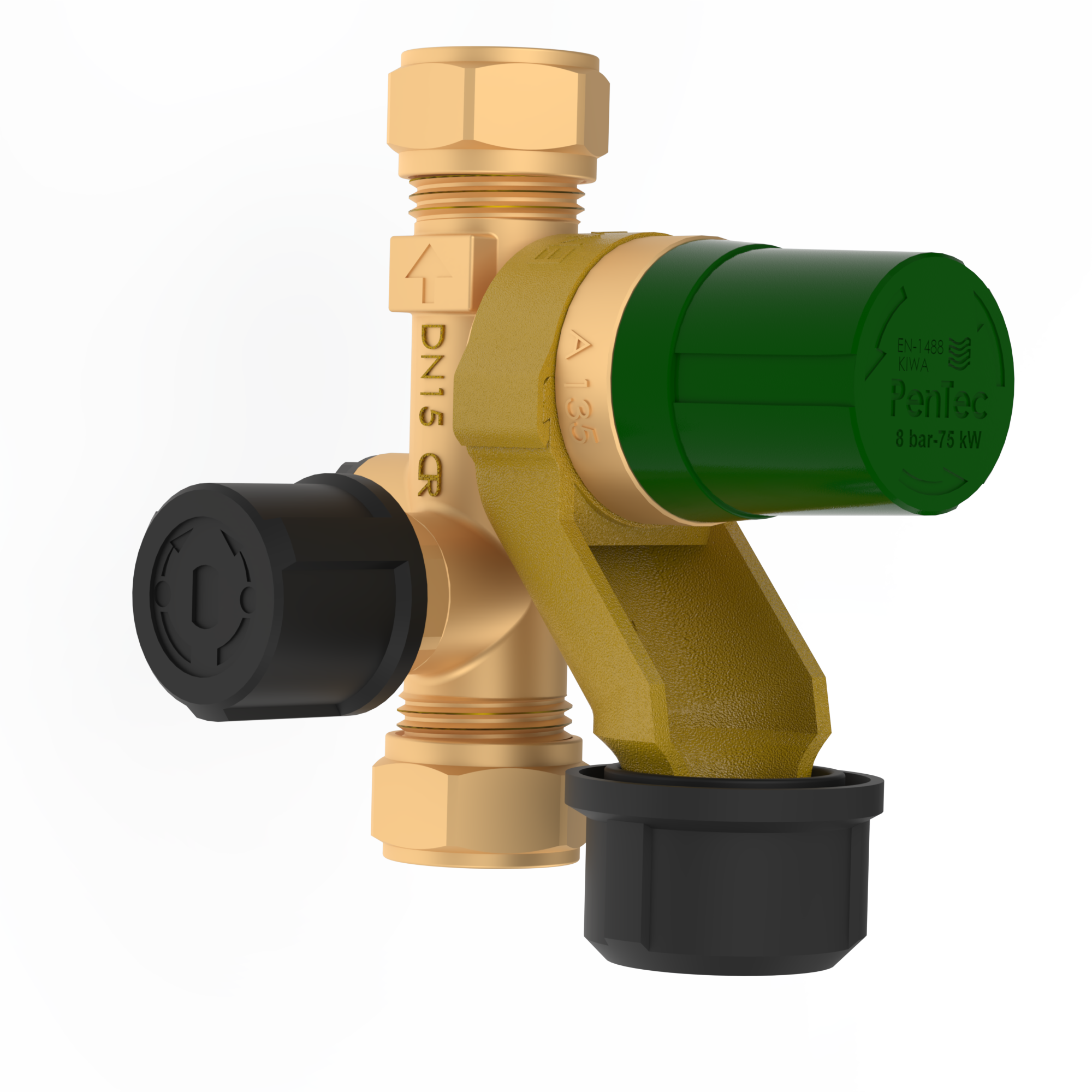 Inlaatcombinatie Pentec Ubic 94 8bar 15mm knel