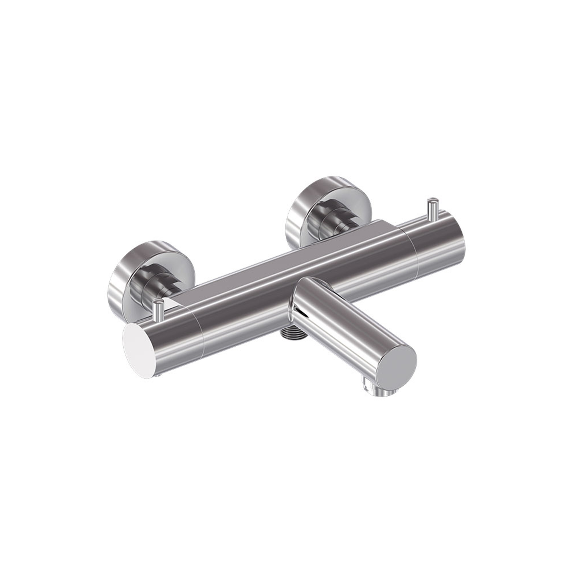 MAY Badthermostaat met vaste uitloop 6802001 Chroom