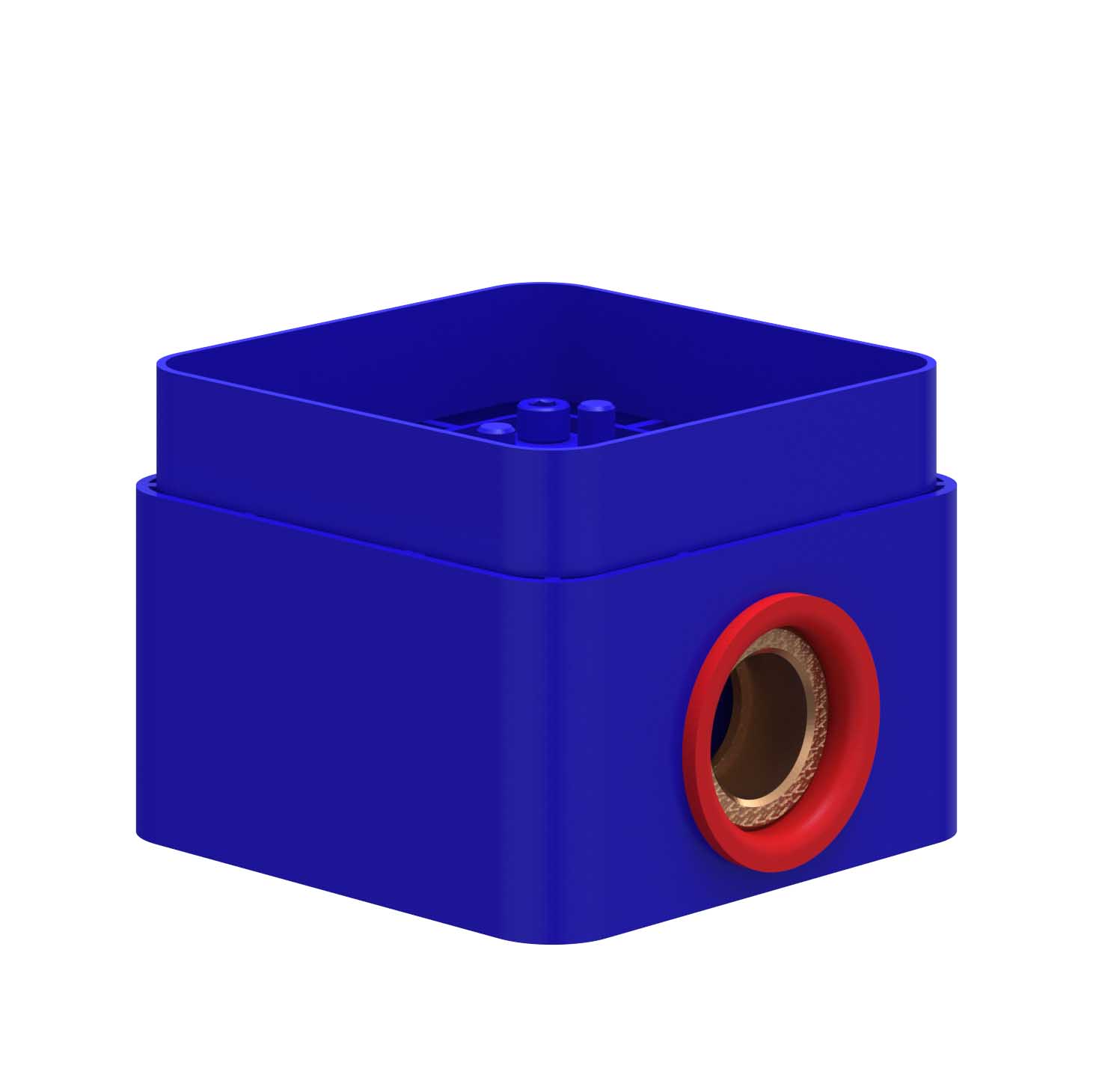 IVY Inbouwbox t.b.v. vrijstaande badmengkraan 6299012 Donker blauw