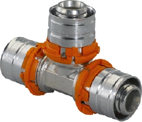 Uponor S-Press teestuk 14mm x 14mm x 14mm (1014886)