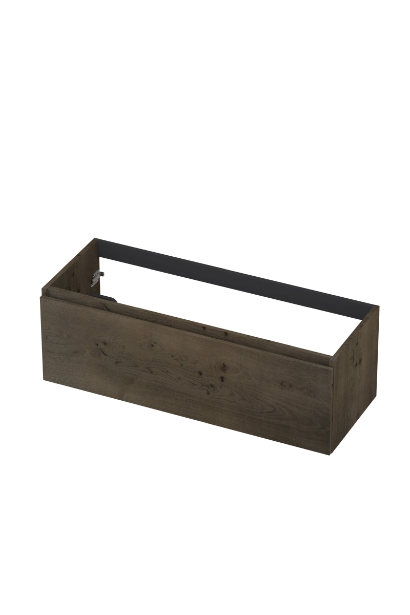 INK Fineer onderkast 1L gr.loos houten keerlijst fineer 1221254 Charcoal H400xB1200xD450