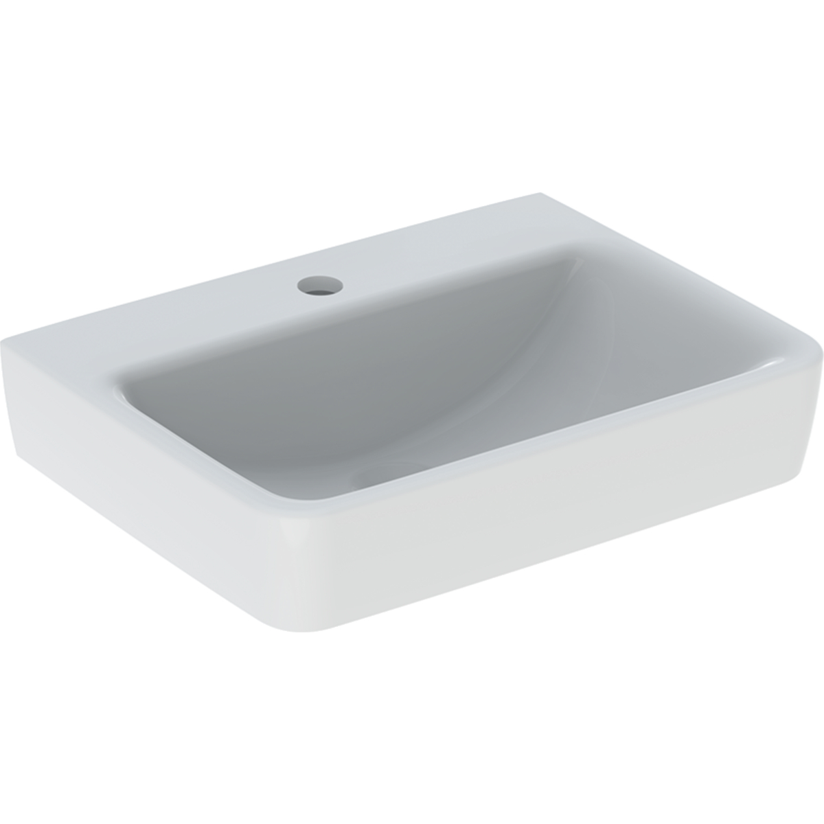 Geberit Renova Plan fontein 50x38cm m. krgt. z. overl. Tect/wit 501.629.00.8