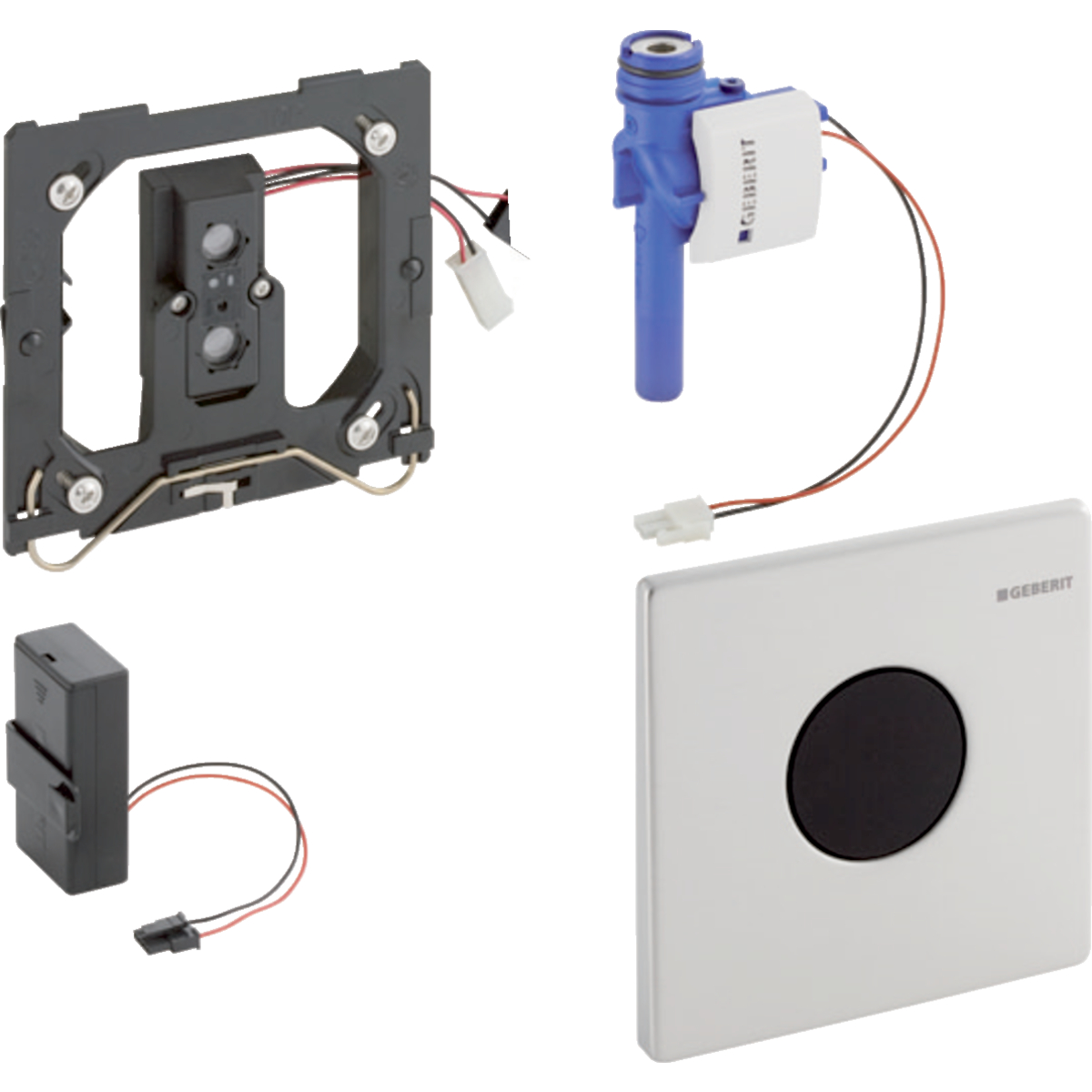 Geberit HyTronic urinoirstuursysteem IR batterij 9V Mambo 116.033.FW.1 rvs