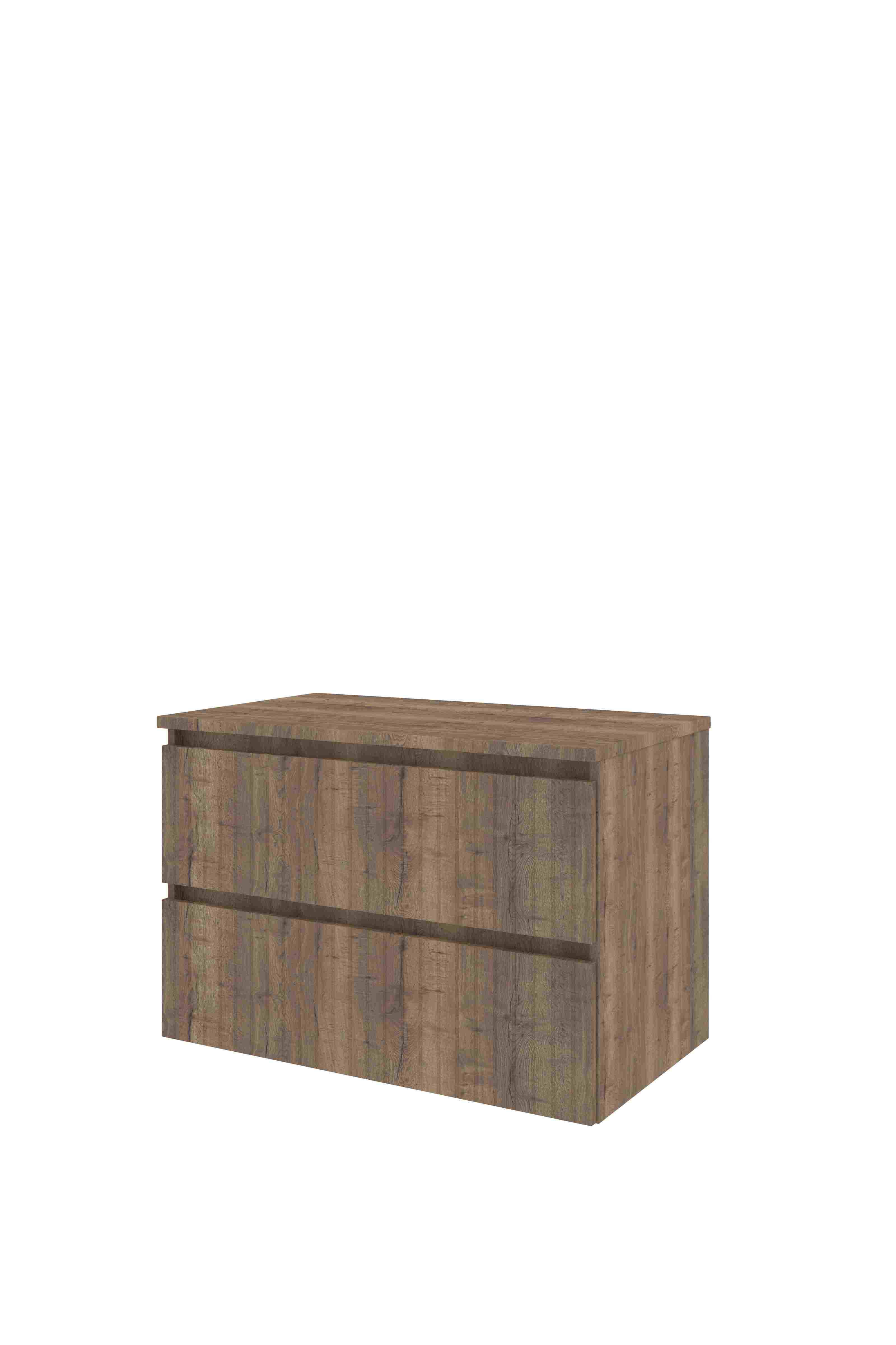 Proline Set Top afdekplaat en onderkast sym. gefr. 1818893 Terra oak 800x460x552