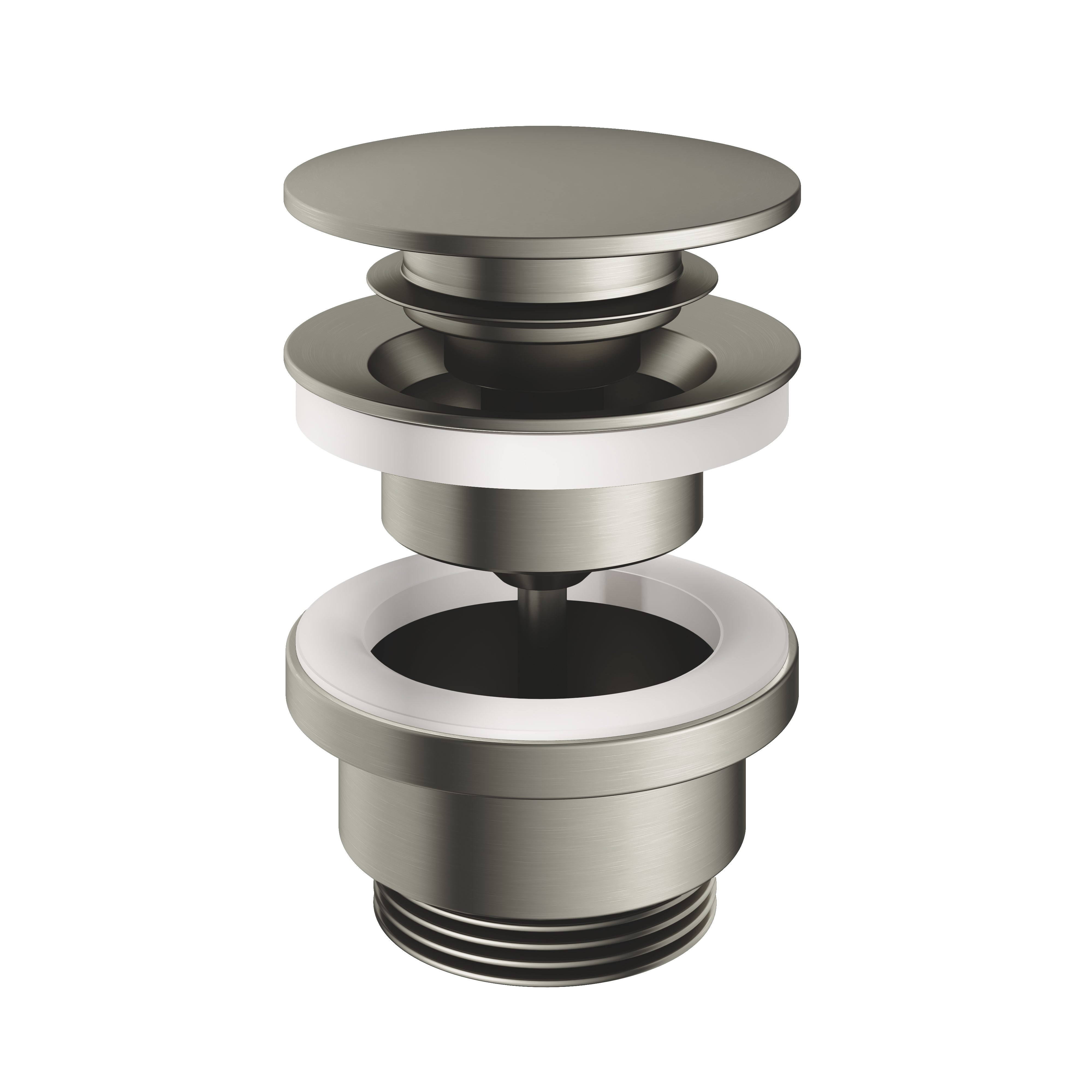 Hotbath Pal Click Plug 1 1/4 P710GN Geborsteld Nikkel