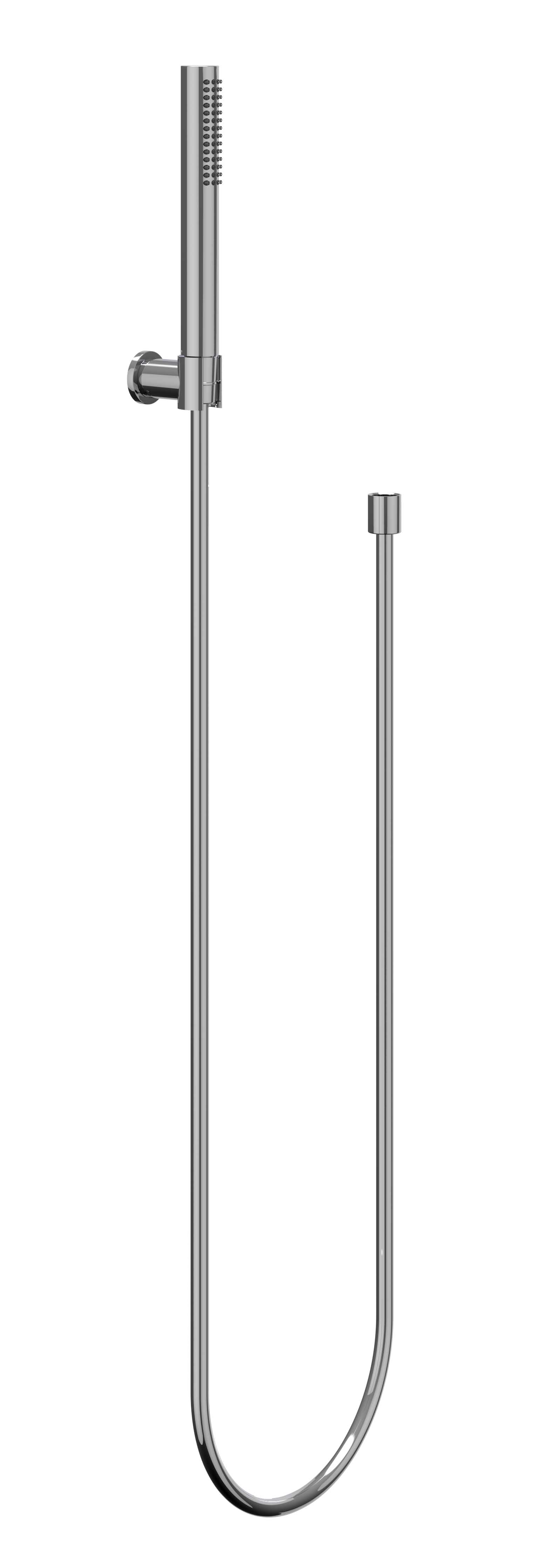 IVY Handdoucheset slang 150cm wandhouder en staafhanddouche 6901121 Chroom