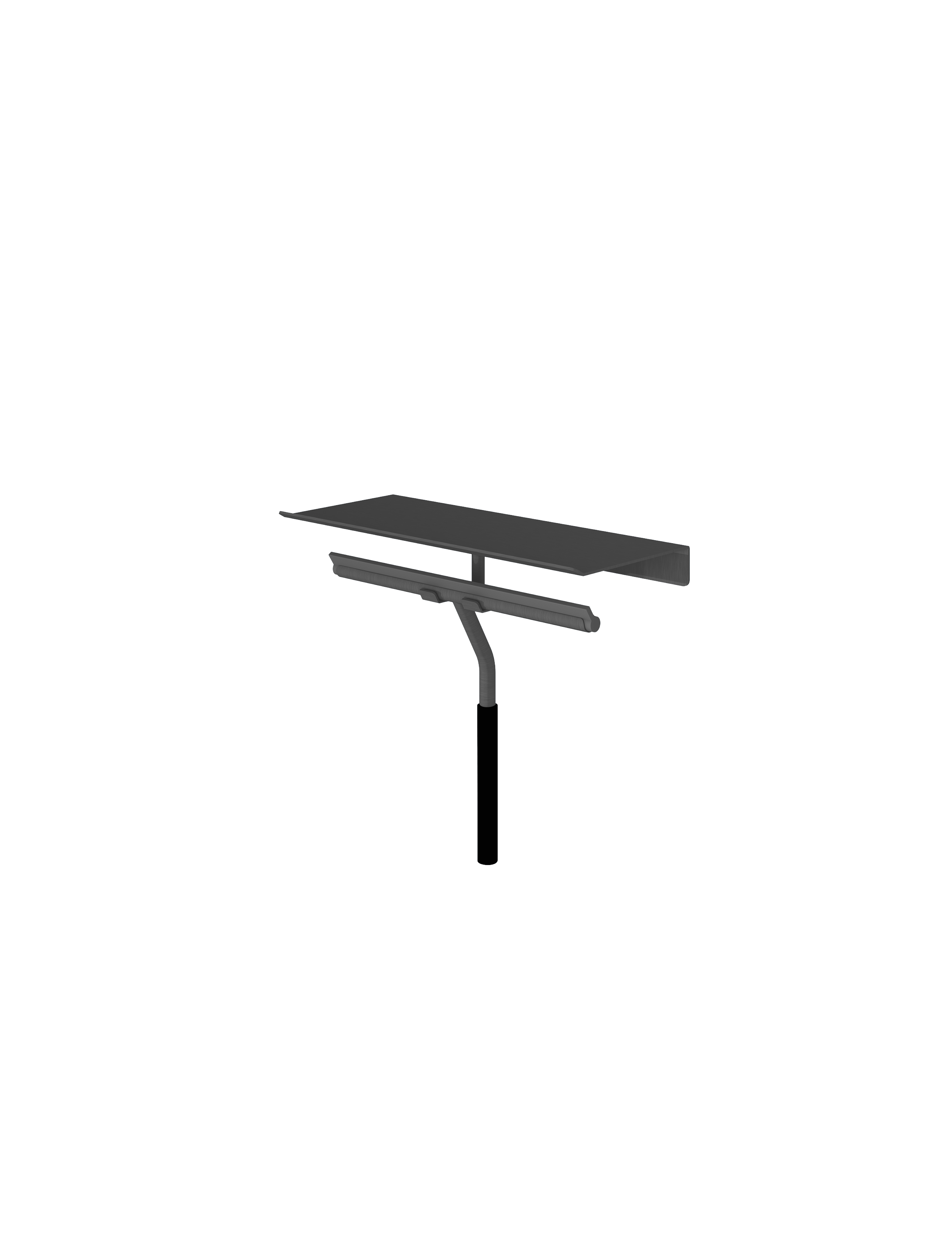 Hotbath More wisser SHA07MBP Geborsteld zwart PVD