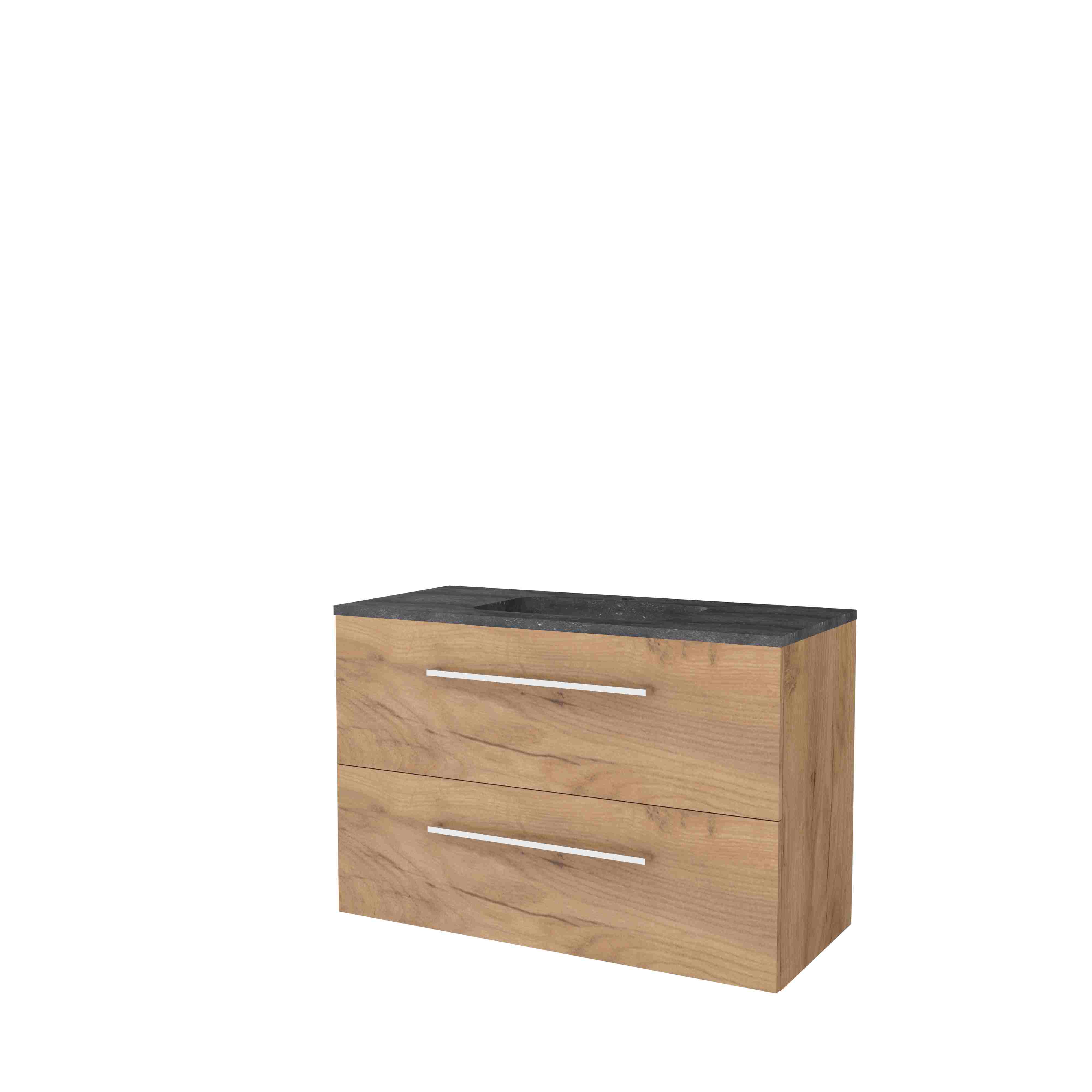 Basic Start 46 onderk. m. gr. incl. 2 la + hardst. wast. incl. 1 krgt. B1000xD460 Whisky Oak / 1813226