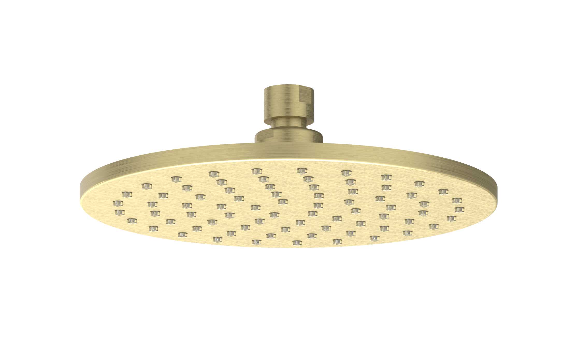 IVY Toebehoren Hoofddouche medium 20cm met antikalk nozzels 6900654 gebr. mat goud PVD