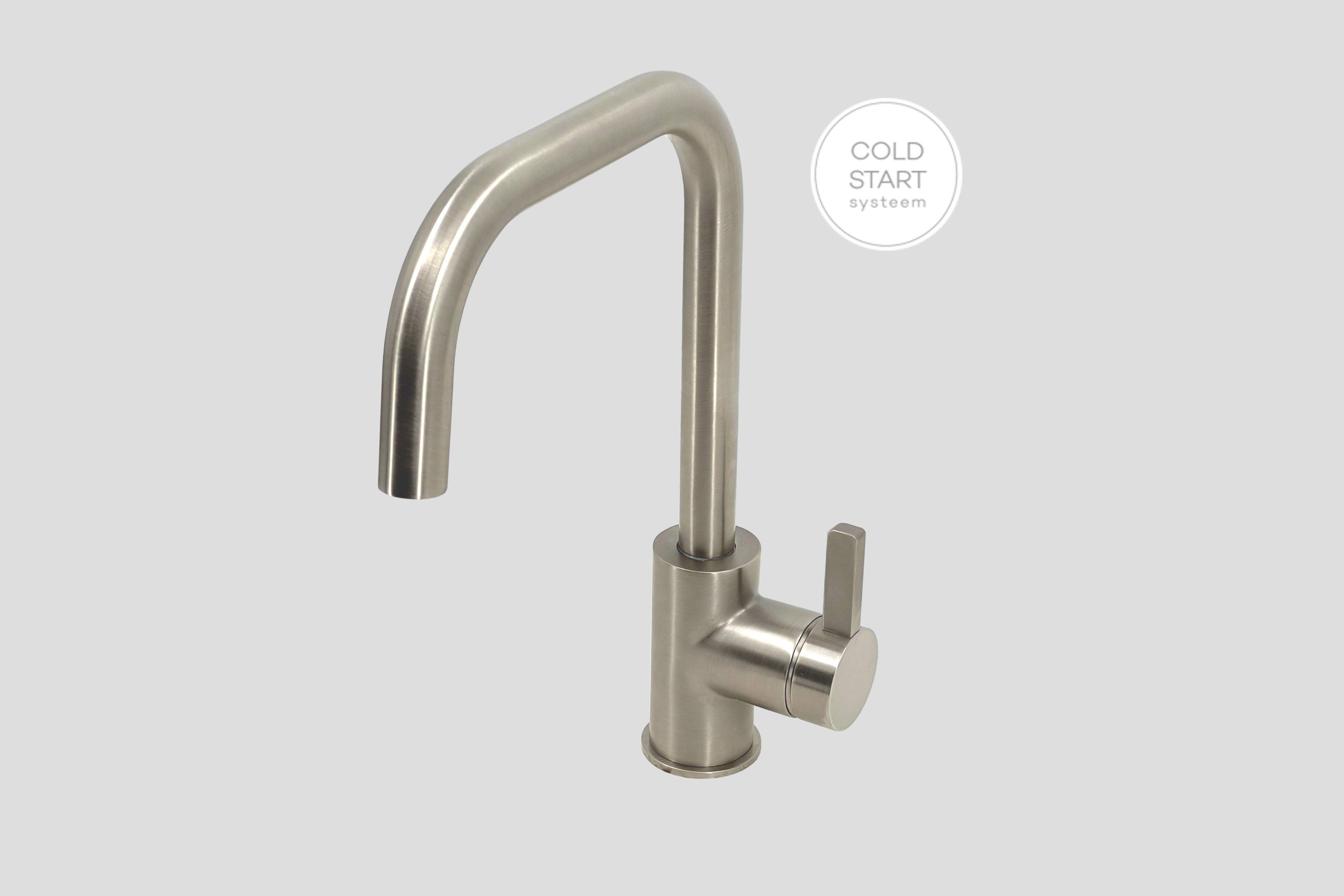 Lagoo Como Wastafelmengkraan m. hoge draaibare uitloop CM1110BN Brushed Nickel