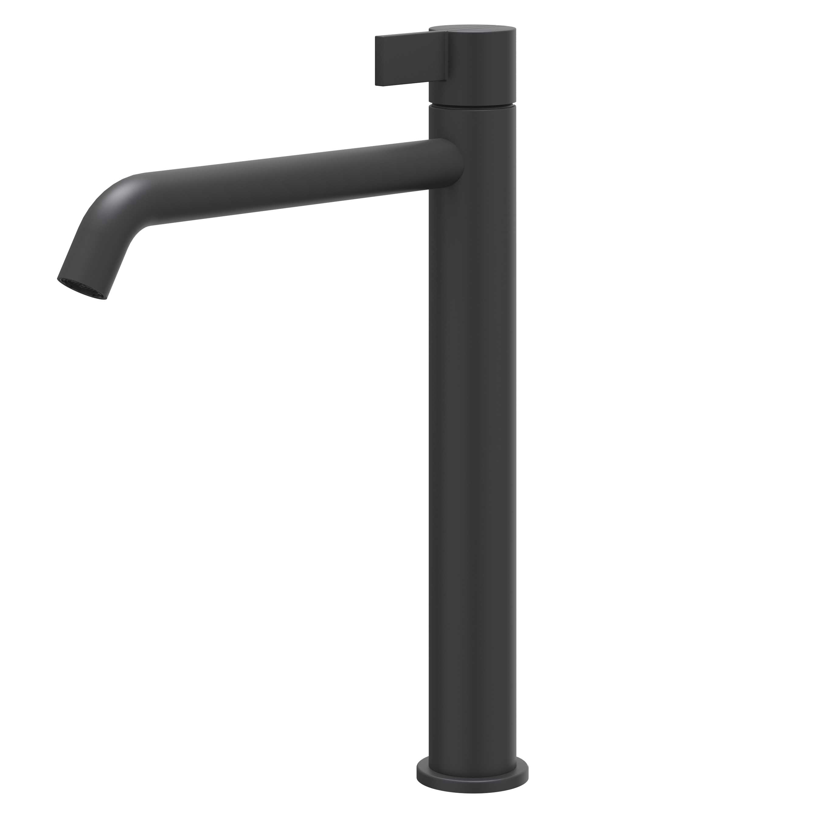 IVY Pact Eenhendel wastafelmengkraan opbouw model L coldstart 6101152 Mat zwart PED