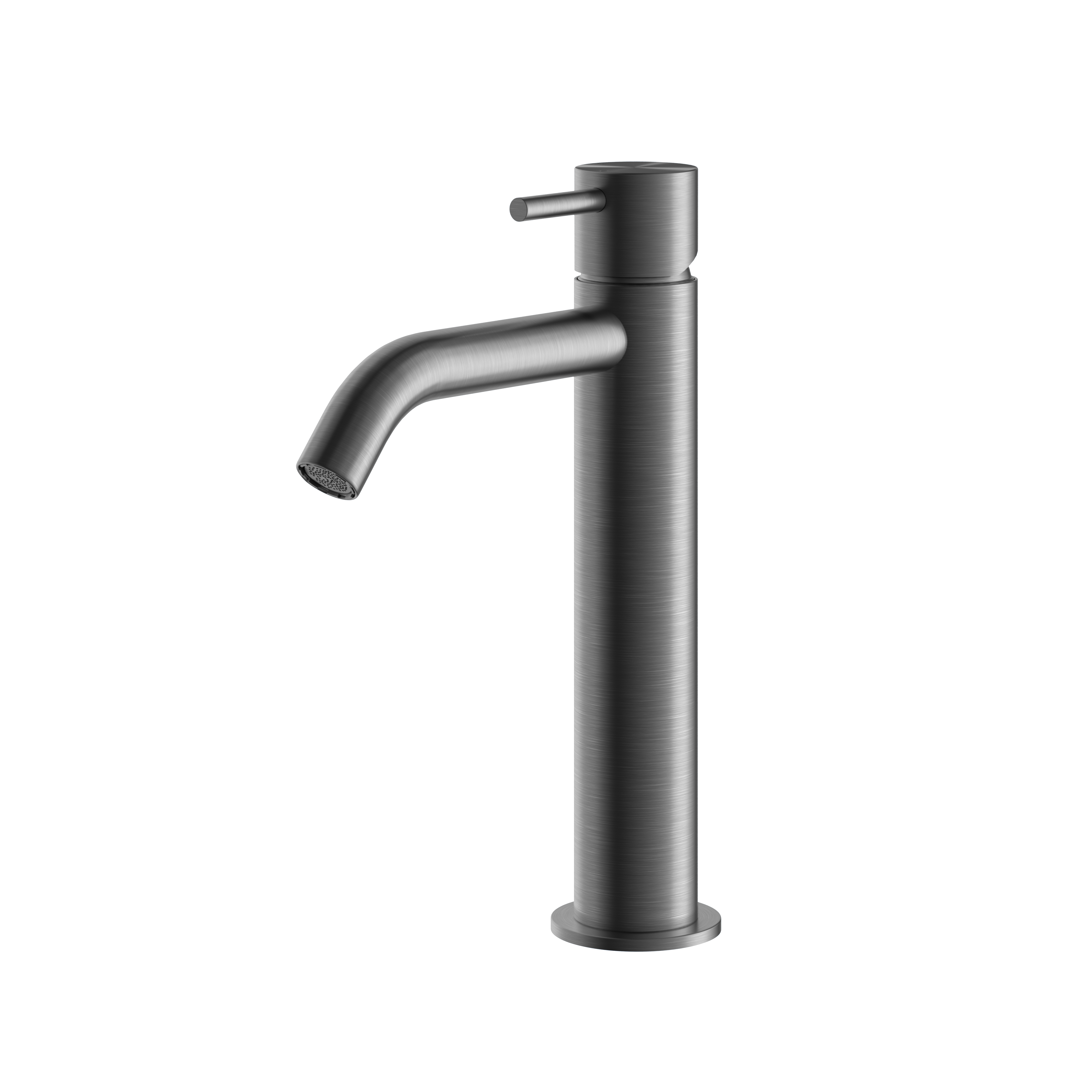 Hotbath Archie wastafelmengkraan zonder waste middel AR003MBGP Geborsteld Gunmetal PVD