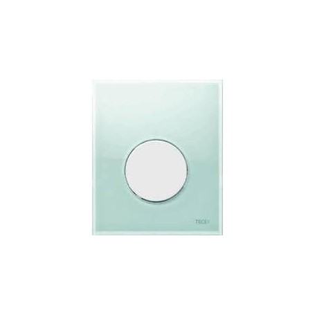 TECEloop urinoir bedieningsplaat 9242651  -  Glas licht groen toets wit
