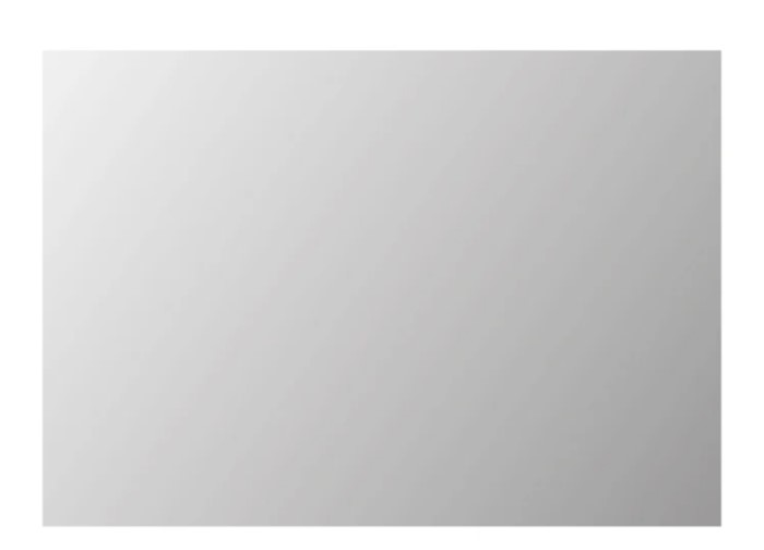 Proline Basic spiegel rechthoek op alu frame 80cm 8408020P Spiegel H600xB800xD30