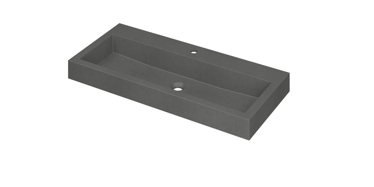 INK Momento wast. Quartz met 1 krgt. 3421131 Quartz grijs H90xB1000xD450