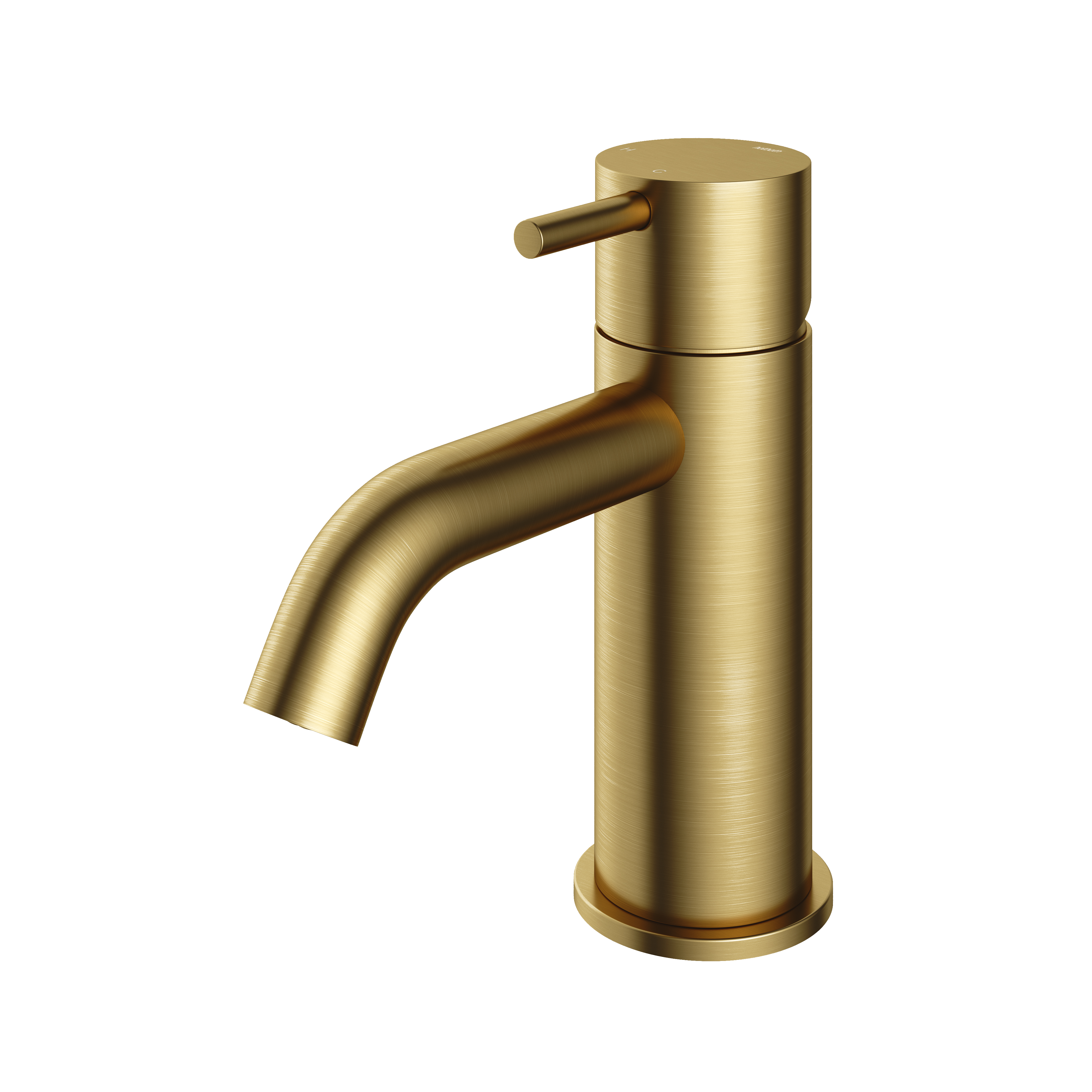 Hotbath Cobber wastafelmengkraan zonder waste CB003CBBP Geborsteld Messing PVD