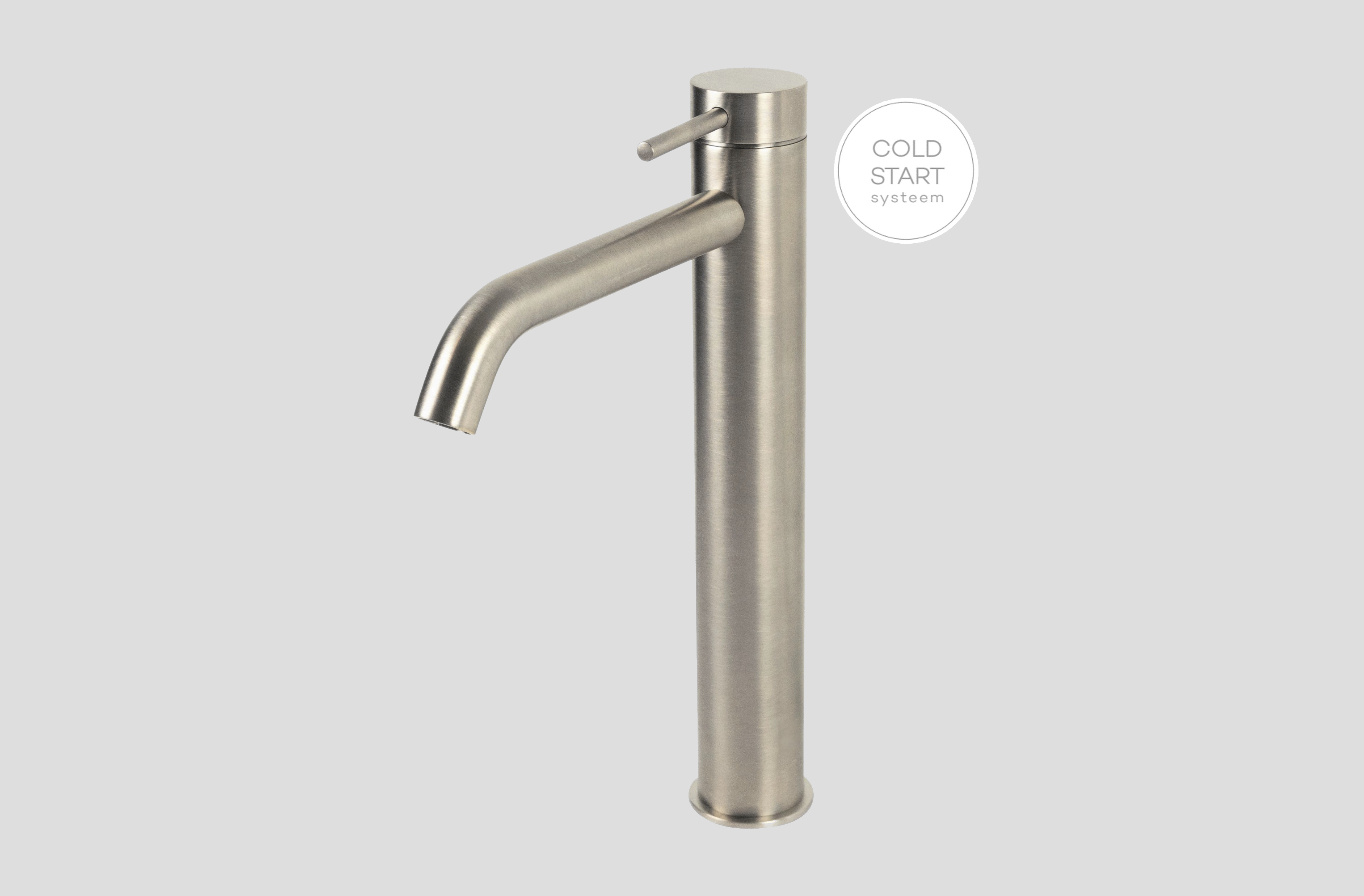 Lagoo Garda wastafelmengkraan high G1104BN Brushed Nickel