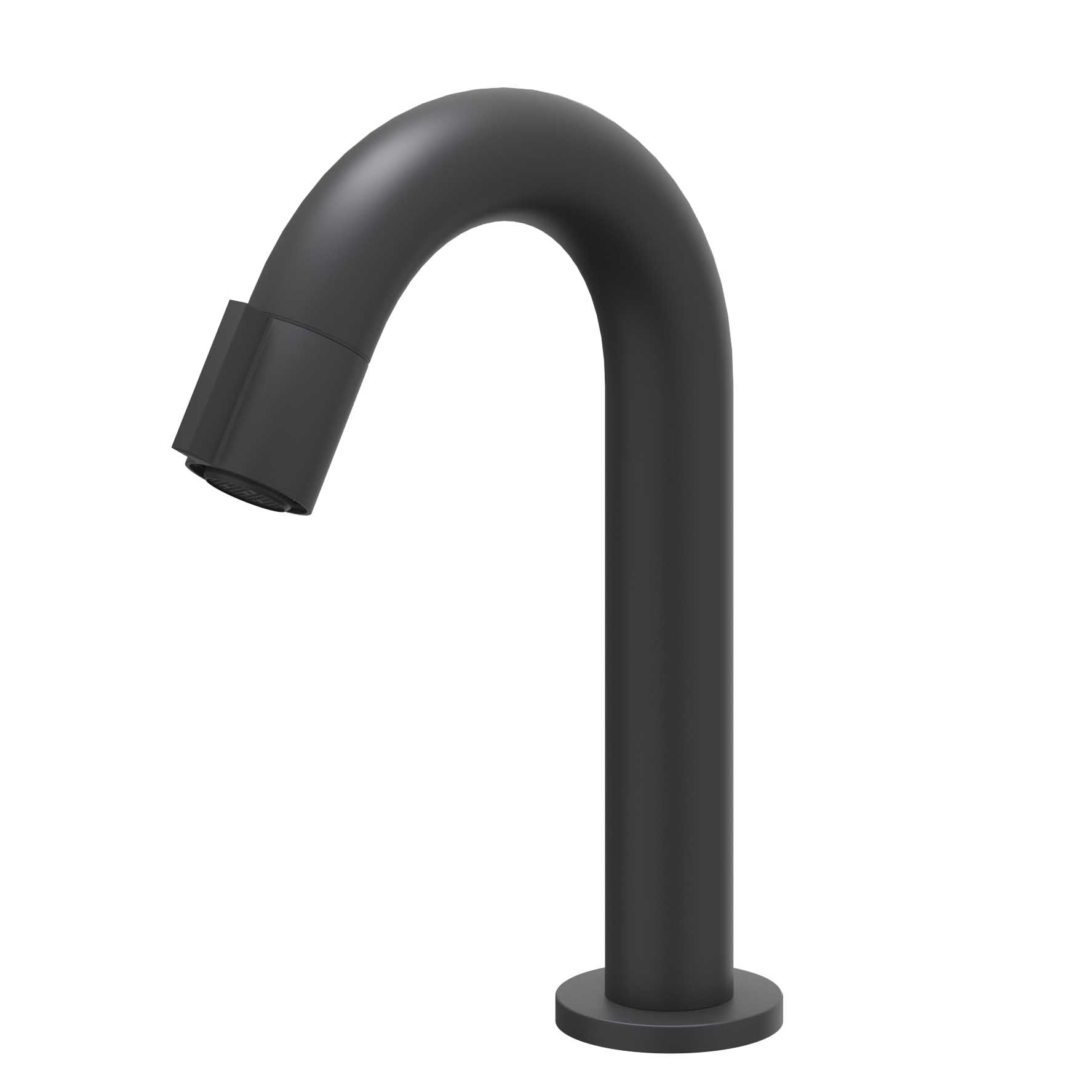IVY Pact Fonteinkraan gebogen staand model S 6402052 Mat zwart PED