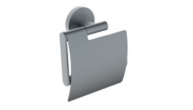 Alonzo toiletrolhouder met klep gunmetal 28.8034