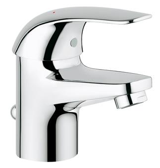 Grohe Euroeco New wastafelmengkraan met waste 23262001