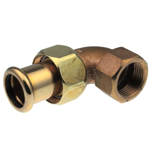 VSH Xpress koper 3 delige kniekoppeling binnendraad 12x1/2 4802831