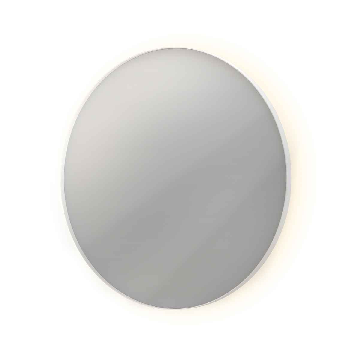 INK spg. SP17 rond in stalen kader incl indir LED verw. color dimbaar + schak. H800xB800xD40 Mat wit / 8408576