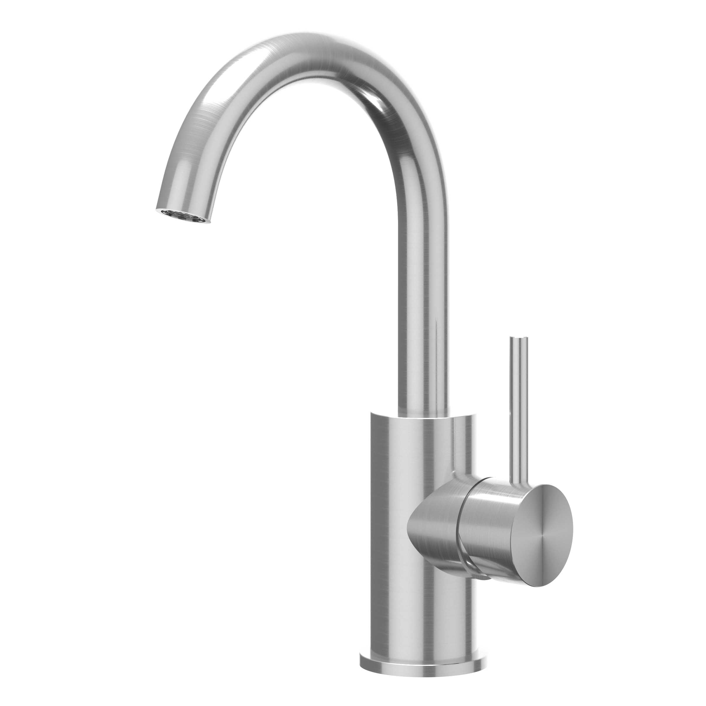 IVY Concord Wastafelmengkraan opbouw met draaibare uitloop coldstart 6100261 RVS316 gebr.