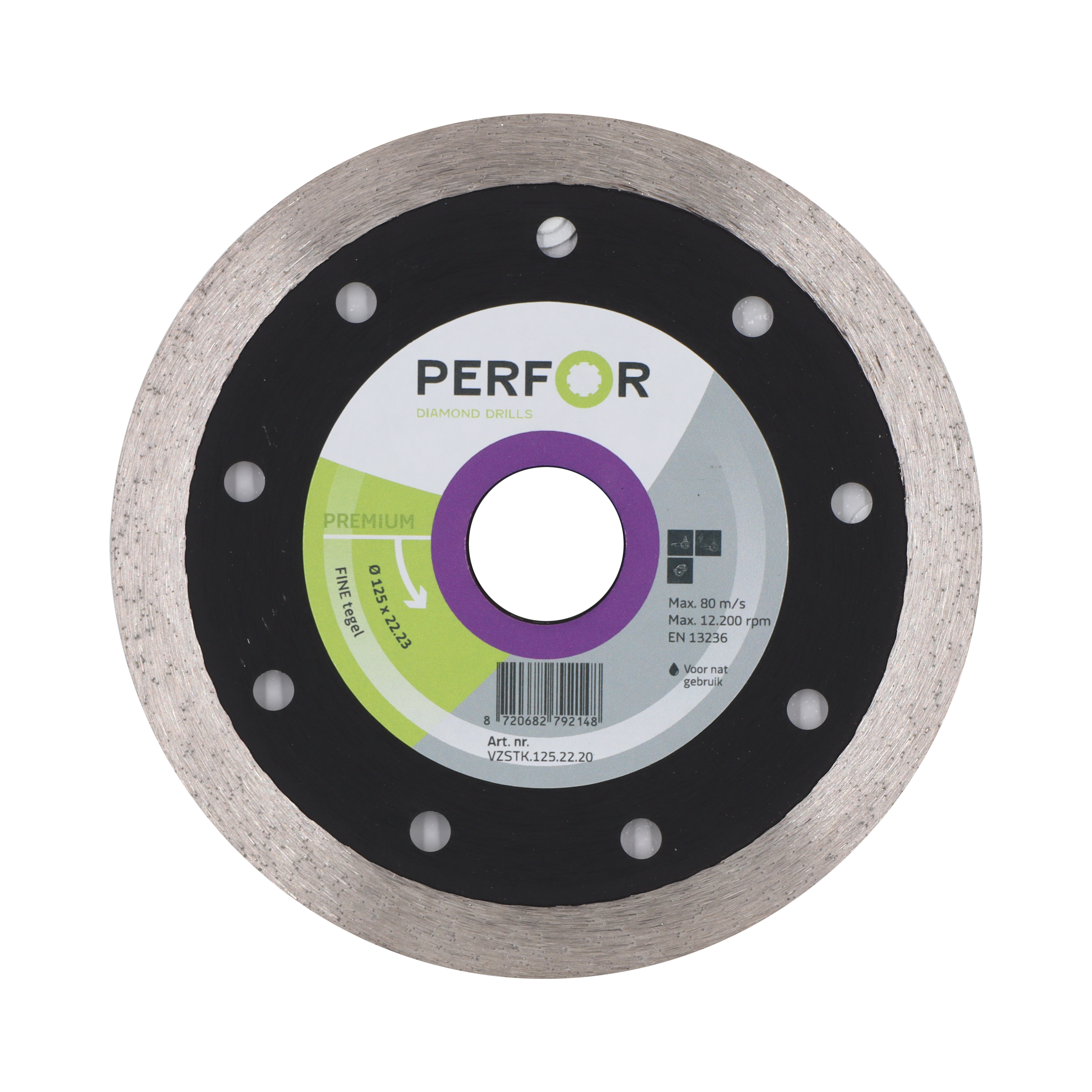 Zaagblad FINE tegel 125 asgat 22.23 VZSTK.125.22.20