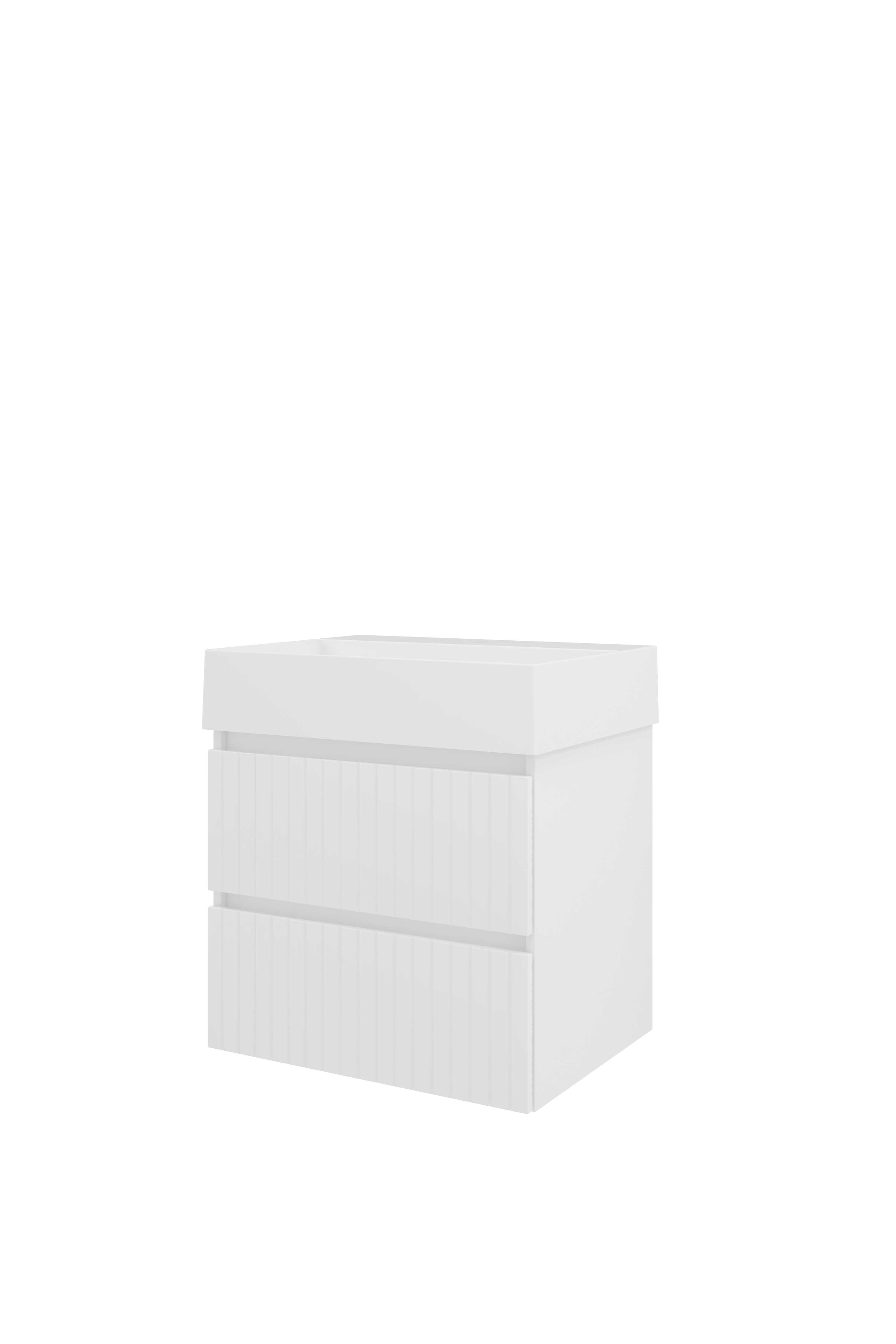 Proline Set porselein Loft wast. met 1 krgt. en onderkast sym. gefr. 1818154 Glans wit/Glans wit 600x460x650