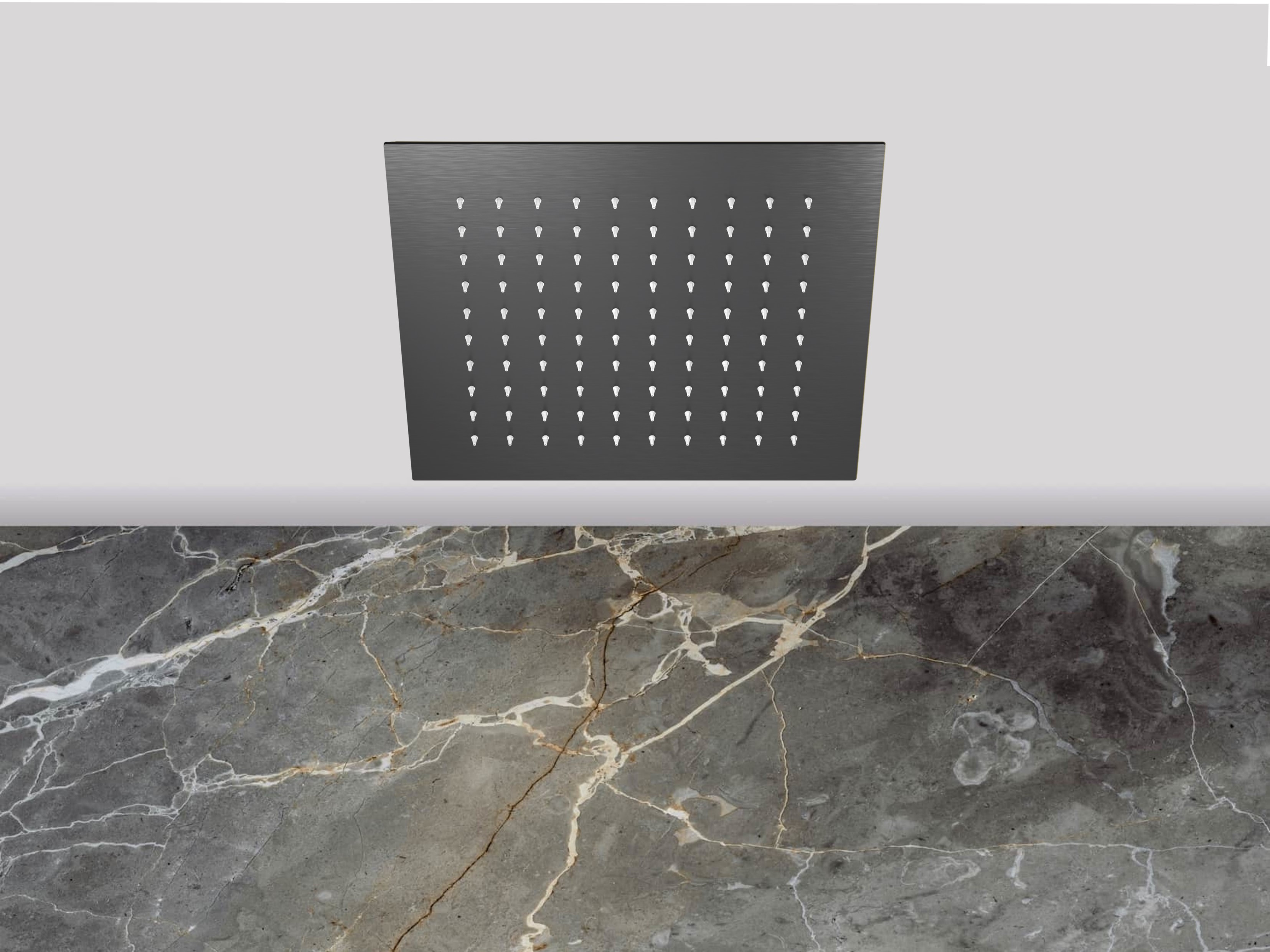 Lagoo Nesso Hoofddouche Easy Peasy 340 x 340 m. Easy Fix systeem N8210GM Brushed Gun Metal PVD