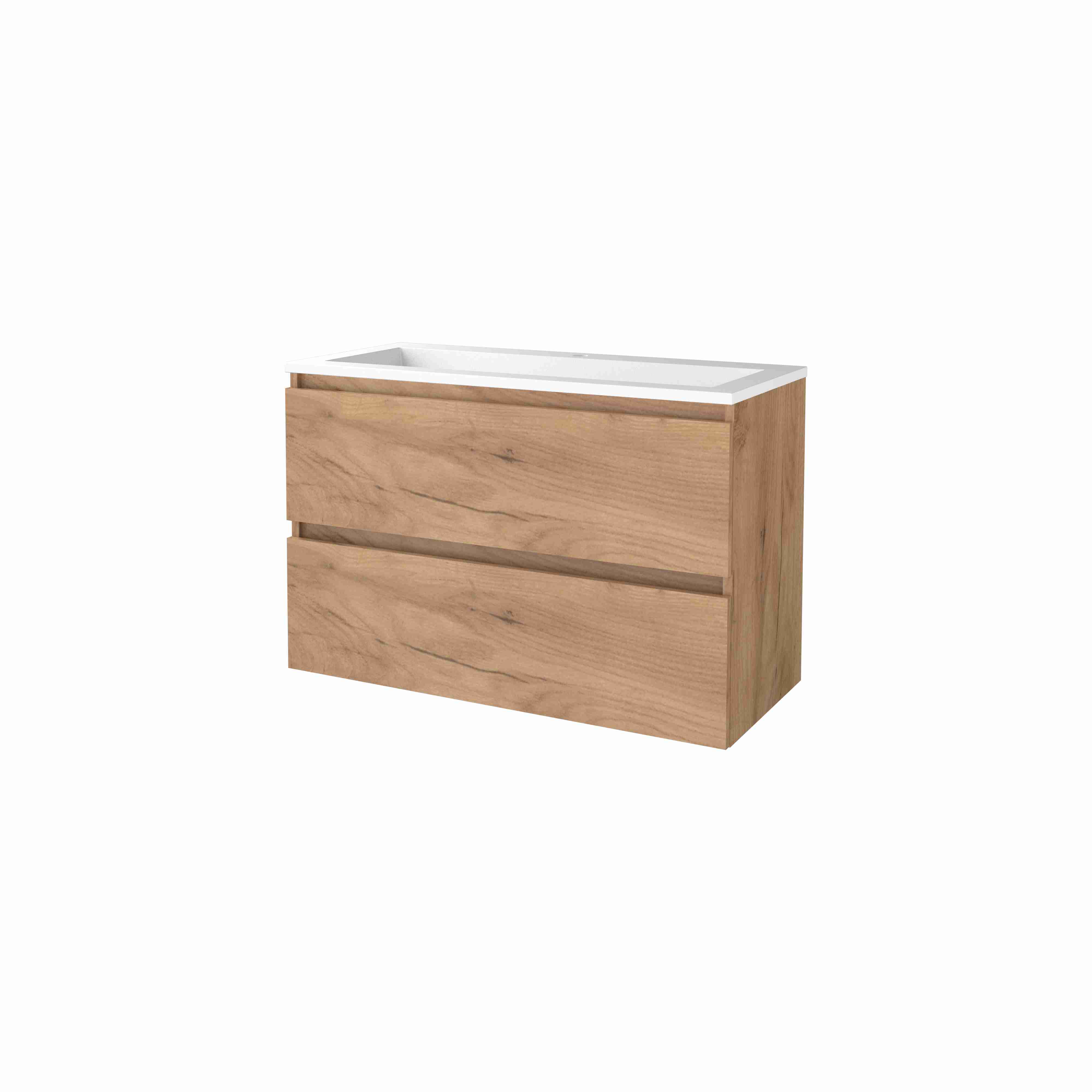 Basic Start 46 set 100x46cm greepl. 2 la Acryl wast. 1 krgt. S46GL100A1WO Whisky Oak