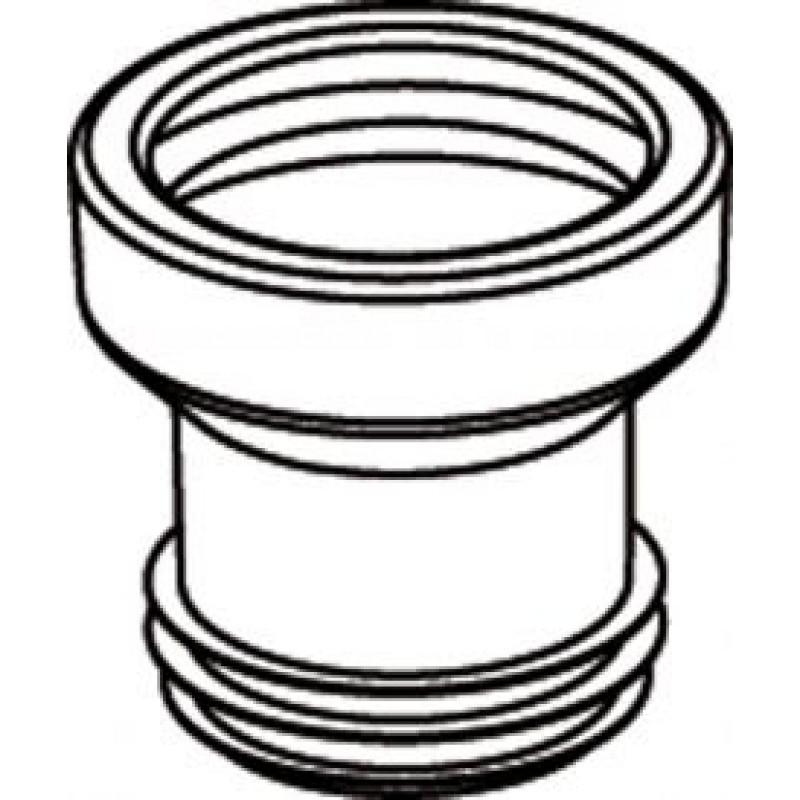 Manchet no 3b wit model Wisa/NKS 8040305003 maat 90 mm