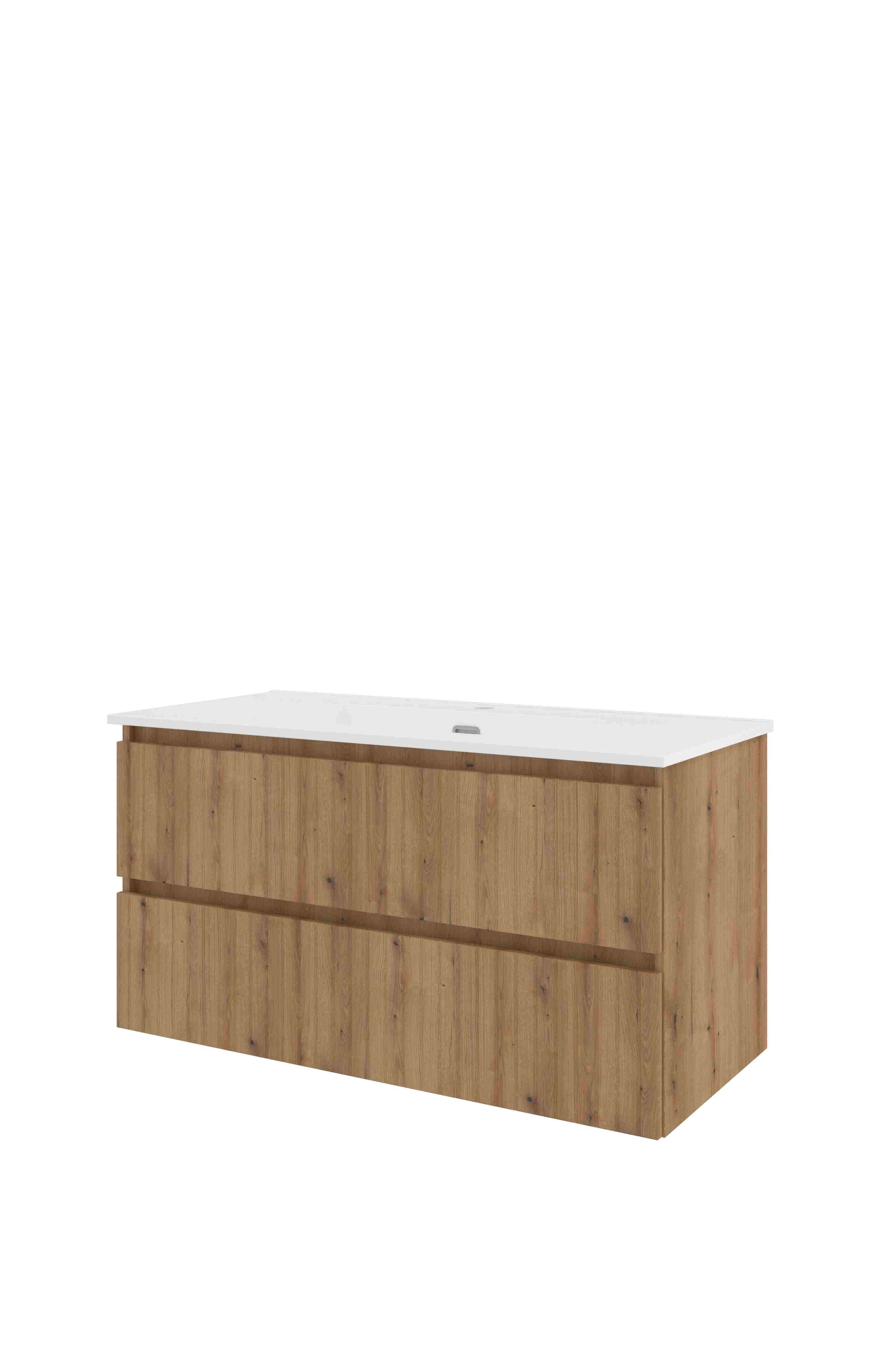 Proline Set porselein Elegant wast. met 1 krgt. en onderkast sym. gefr. 1818051 Urban oak/Glans wit 1000x460x540