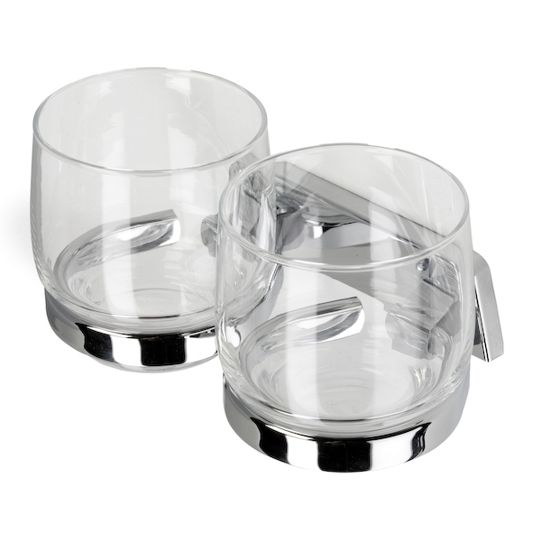 Geesa Standard dubbele glashouder 917163 m/2 heldere glazen