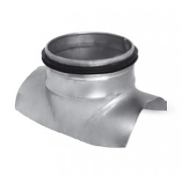 Aftakking geperst 125 op buis 125 safe PS125-125S