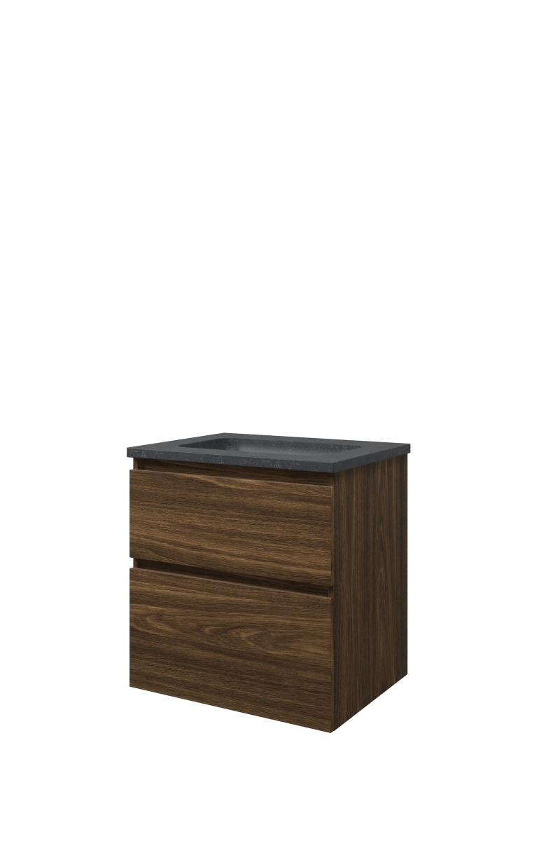 Proline set hardsteen Elegant wast. z. krgt. en onderk. a-sym. 1815803 Cabana oak/Blue stone H625xB600xD460