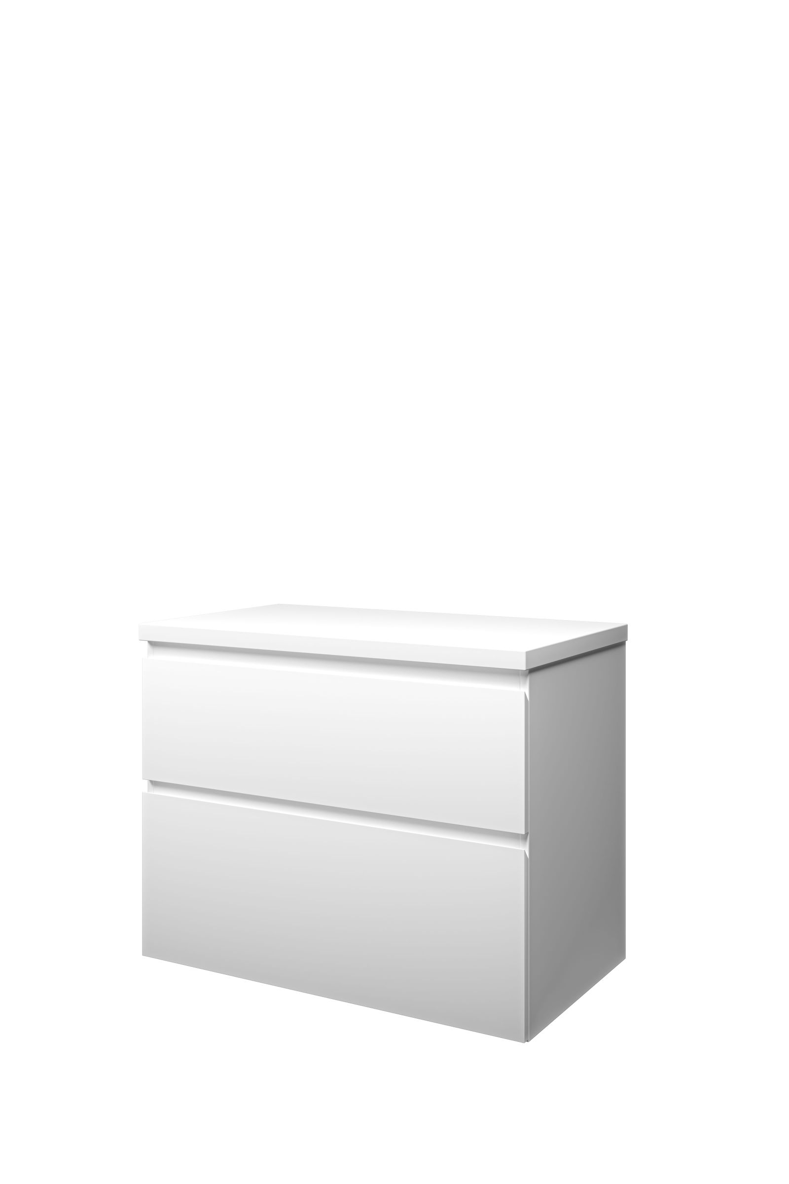 Proline set Top afdekplaat en onderk. a-sym. 1817295 Mat wit H632xB800xD460