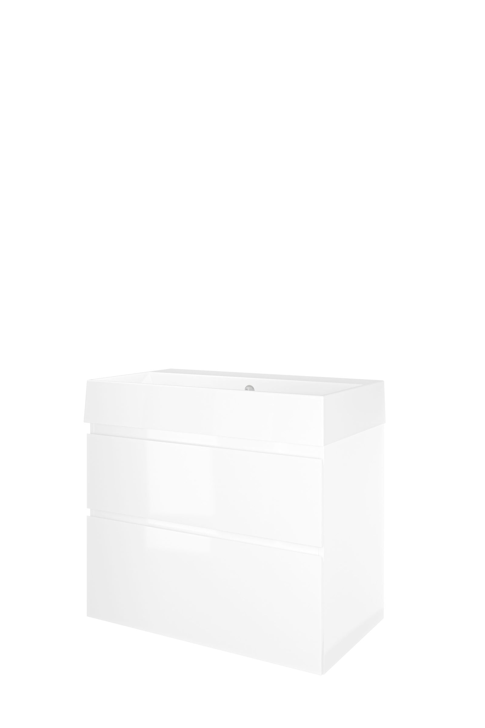 Proline set porselein Loft wast. z. krgt. en onderk. a-sym. 1815524 Glans wit/Glans wit H700xB800xD460