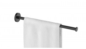 Alonzo handdoekrek 1-armig mat zwart 28.8081