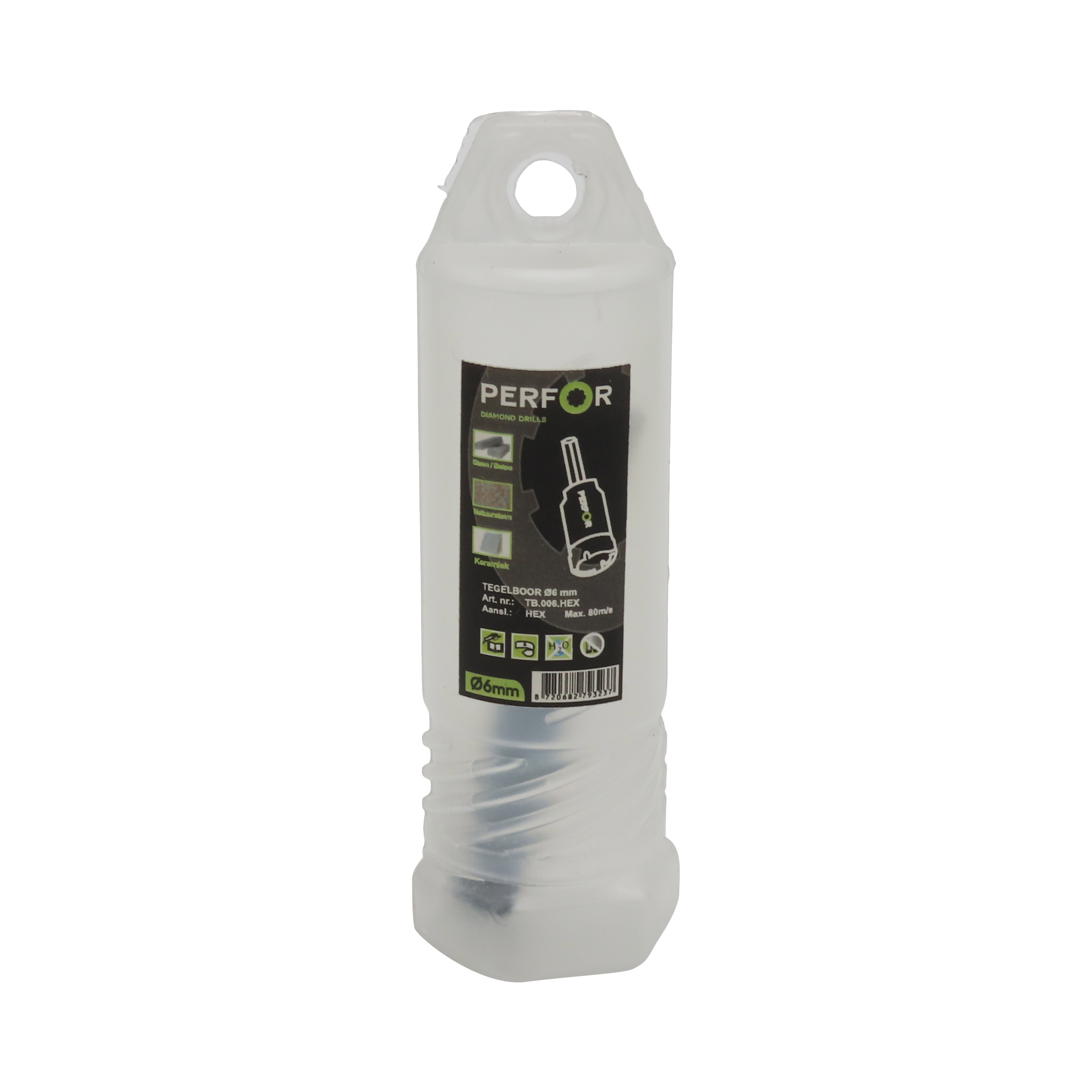 Tegelboor 6mm HEX aansluiting TB.006.HEX