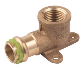 VSH SudoPress Koper muurplaat 90 graden 1x pres 15x1/2   (6672611)