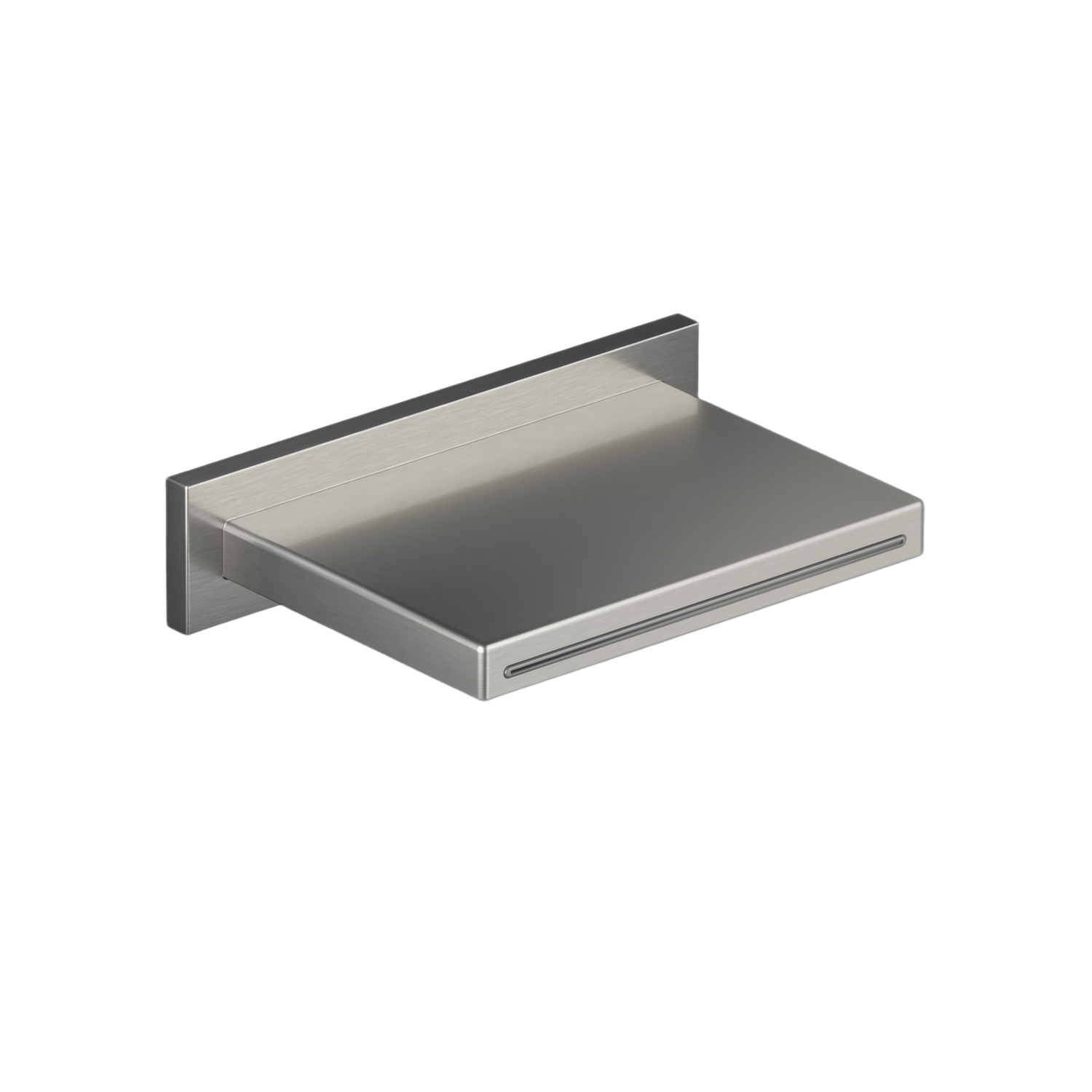 Hotbath Mate Cascade wand M160GN Geborsteld Nikkel