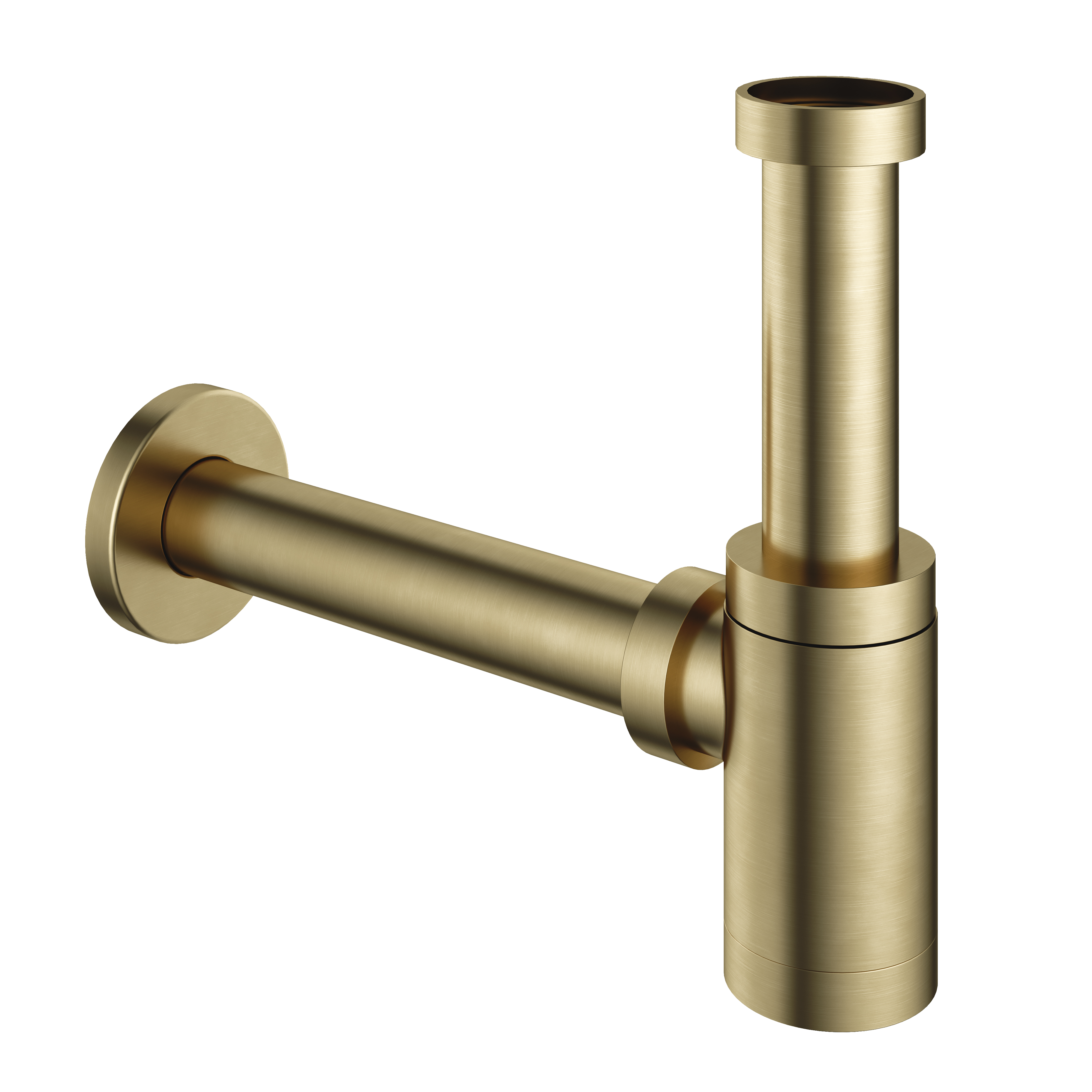 Hotbath Cobber fontein sifon P034BB Geborsteld messing