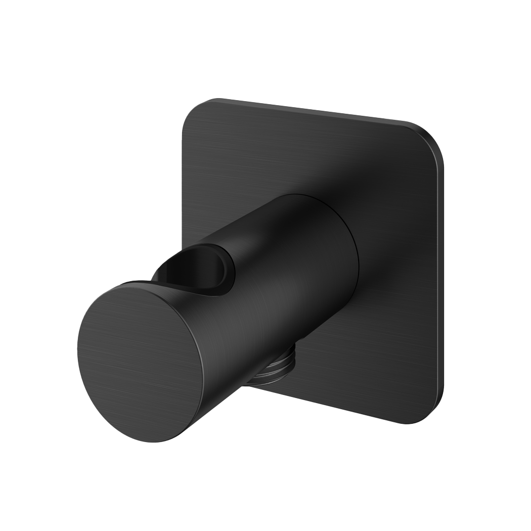 Hotbath Gal wandsteun m. Uitlaat GL515BGP Geborsteld Gunmetal PVD