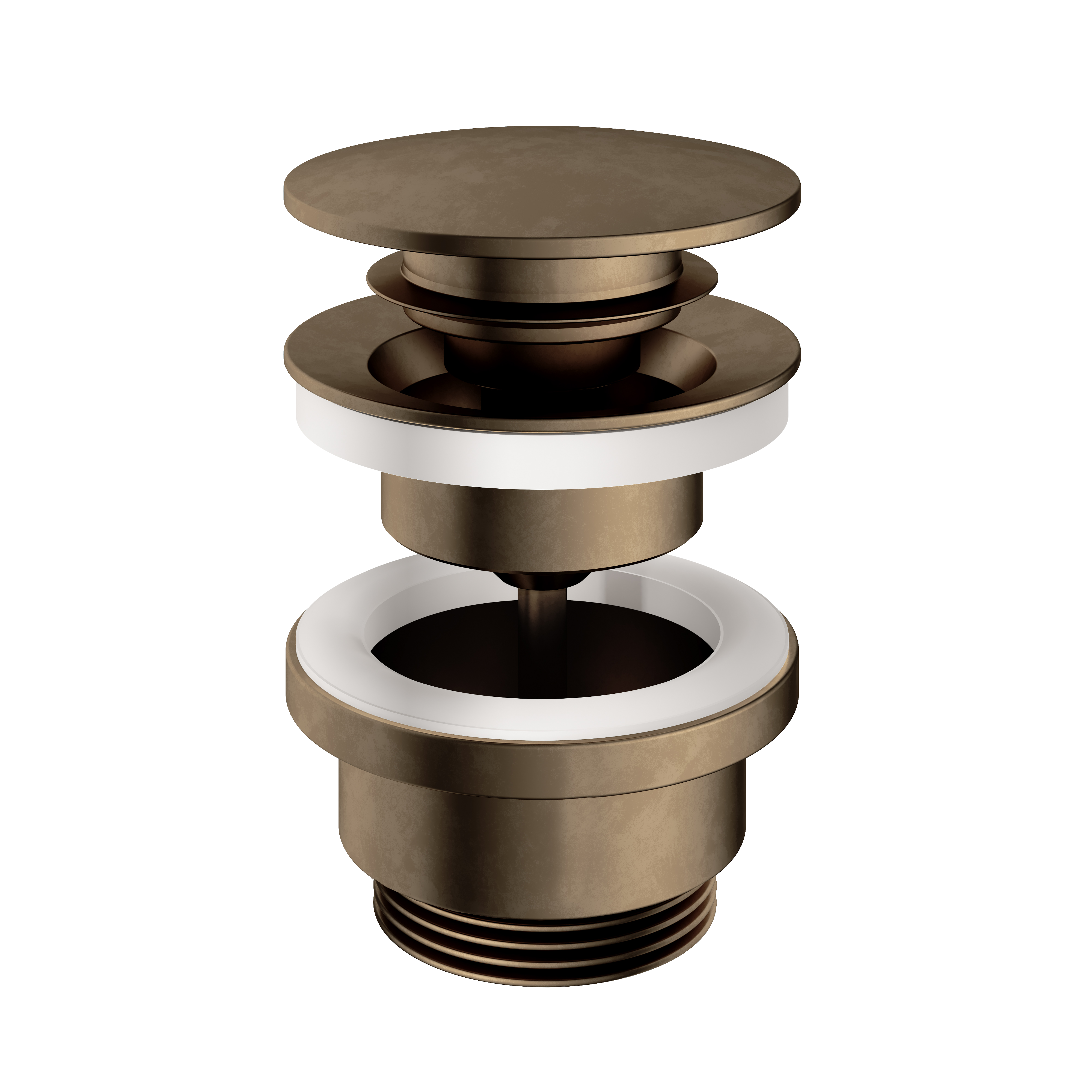 Hotbath Cobber click waste P710AB Verouderd messing