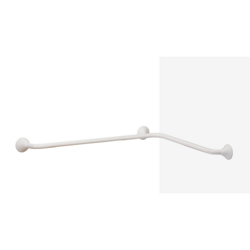 Linido horizontale hoekwandbeugel 600x900 LI2611025200 RVS gepolijst/wit