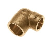 Messing verloopknie 22x15